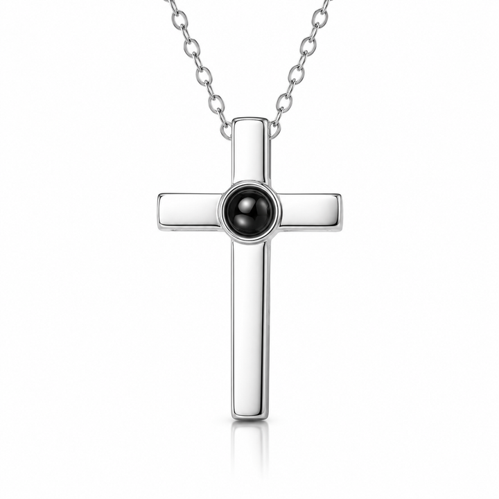 Cross Projection Necklace
