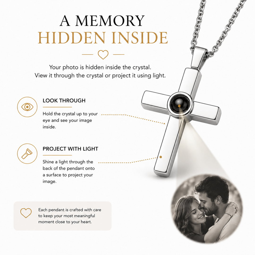 Cross Projection Necklace