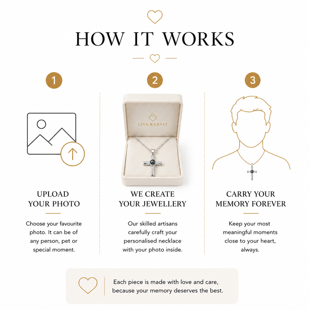 Cross Projection Necklace