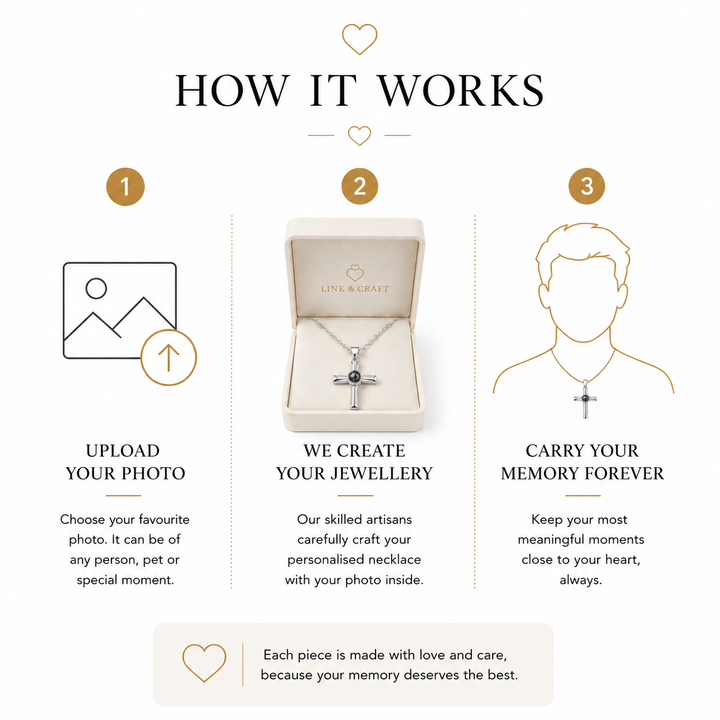 Cross Projection Necklace