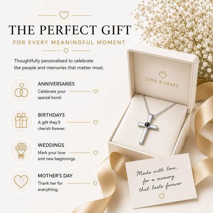 Cross Projection Necklace
