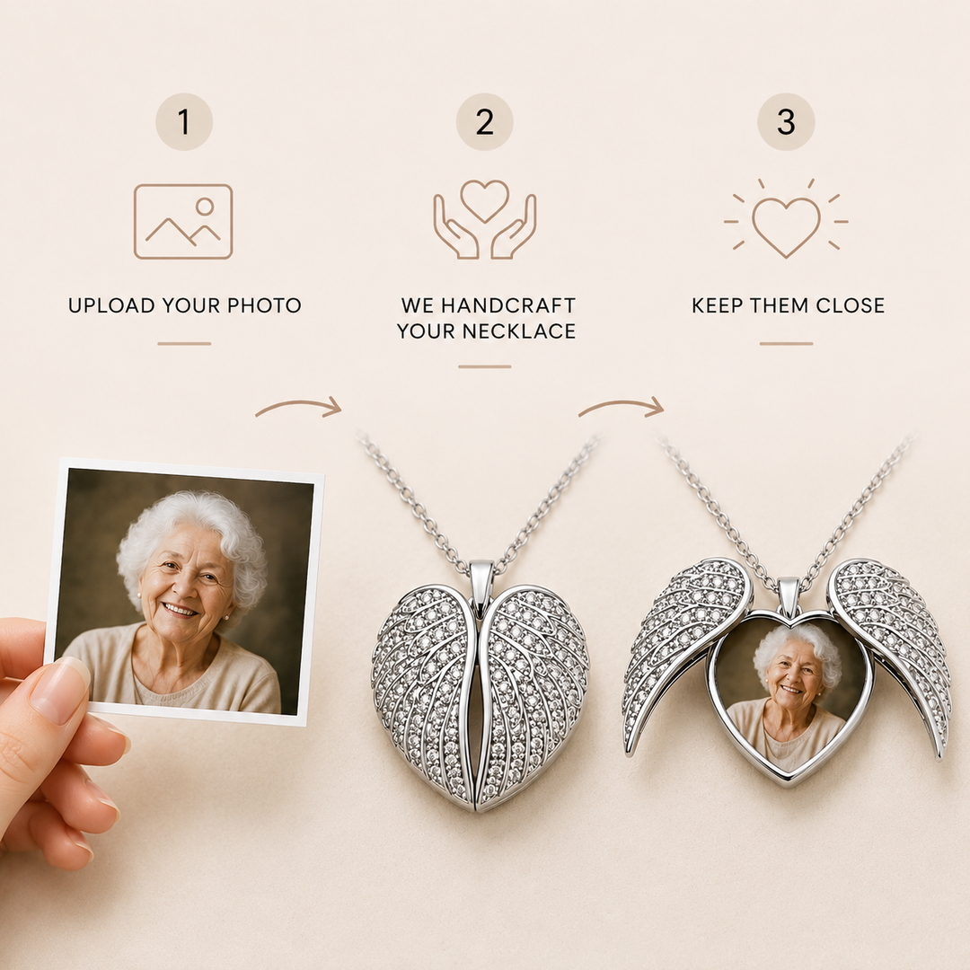 Guardian Angel Personalised Necklace