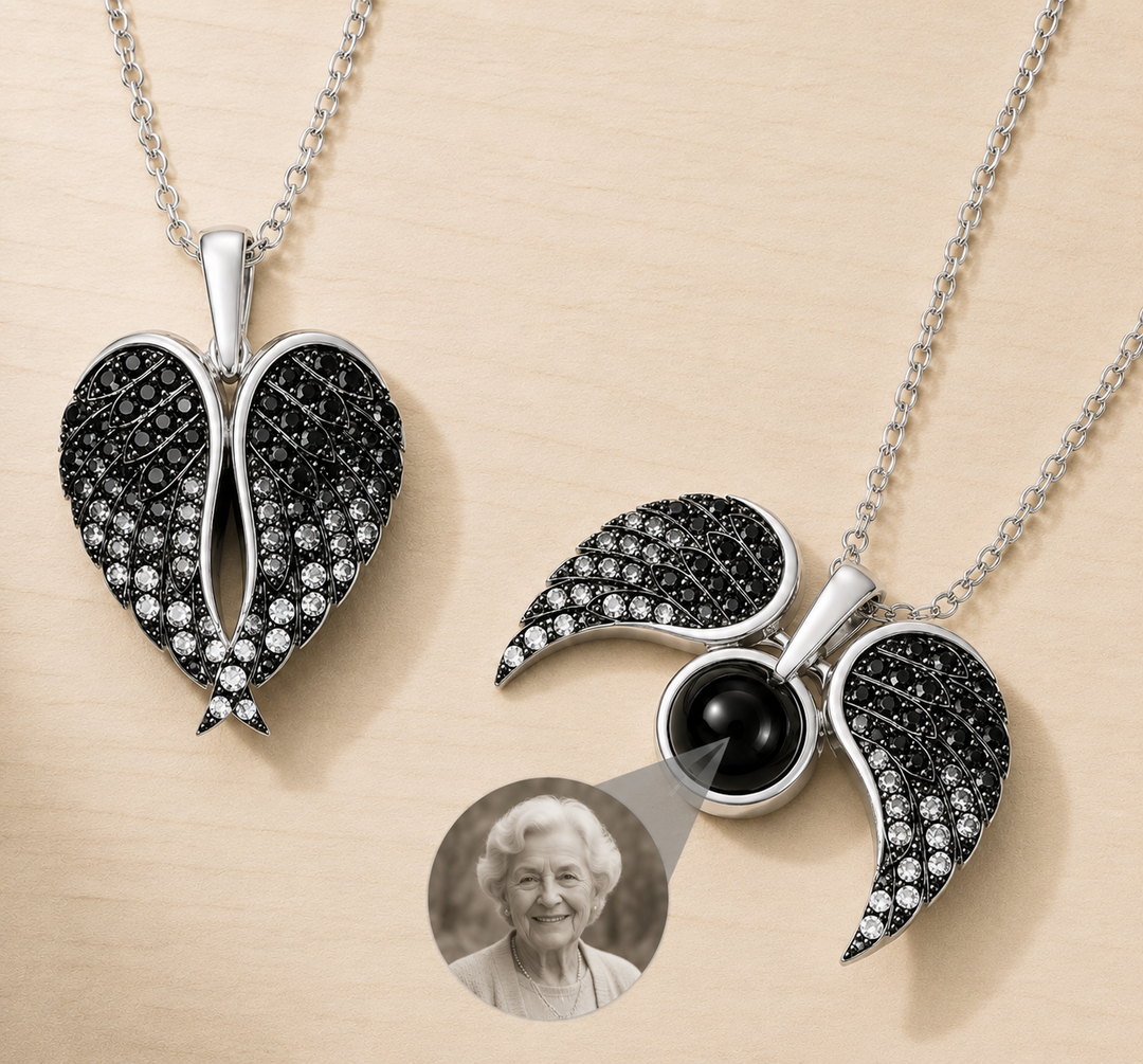 Guardian Angel Photo Projection Necklace