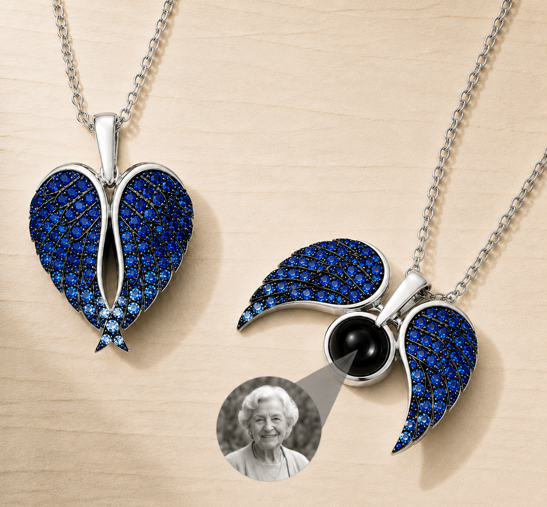 Guardian Angel Photo Projection Necklace