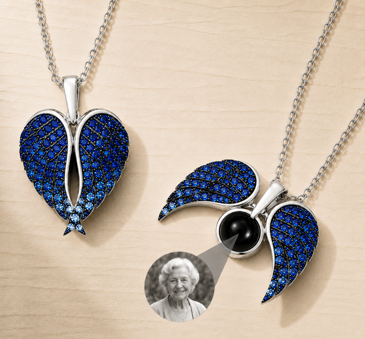 Guardian Angel Photo Projection Necklace