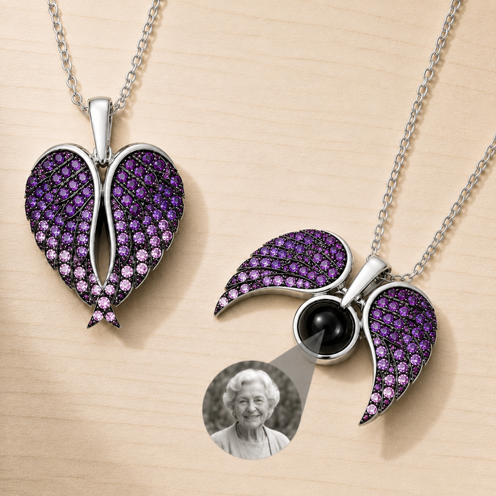 Guardian Angel Photo Projection Necklace