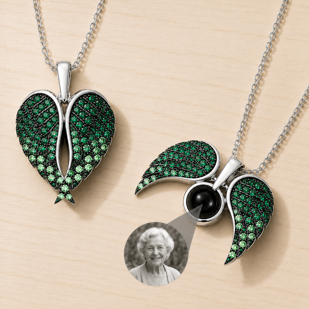 Guardian Angel Photo Projection Necklace