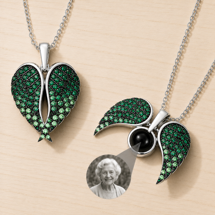 Guardian Angel Photo Projection Necklace