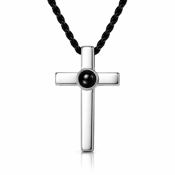 Cross Projection Necklace