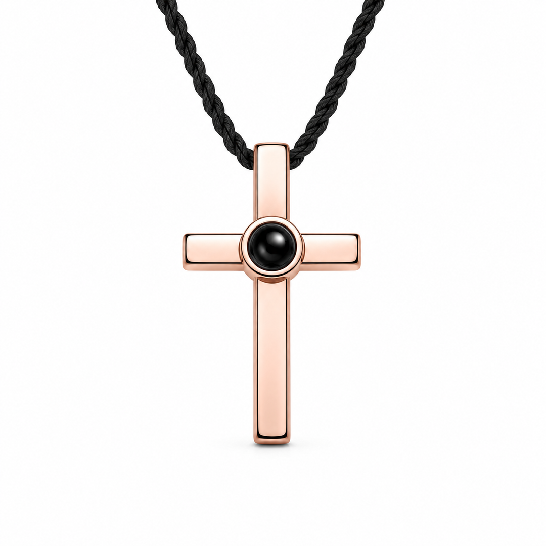 Cross Projection Necklace