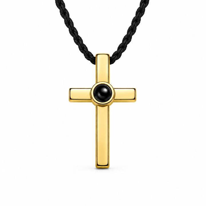 Cross Projection Necklace